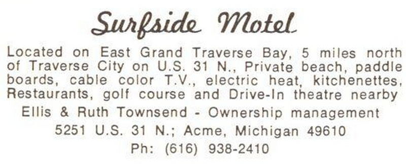 Surfside Motel (Surf Side Motel) - Vintage Postcard (newer photo)